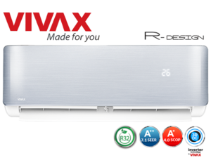 VIVAX R-DESIGN ACP-12CH35AERI 3,5 kW SILVER